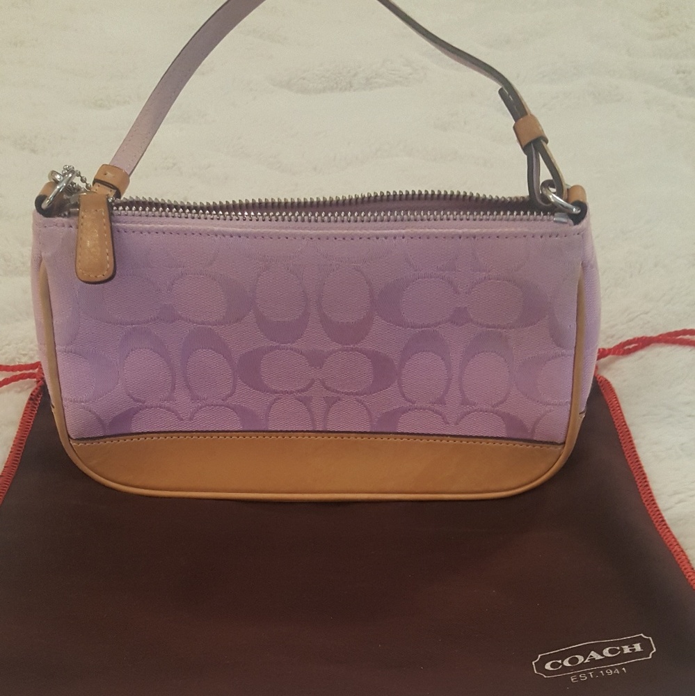 Baby Pink Coach wristlet